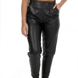 Spanx Faux Leather Joggers Size S/P